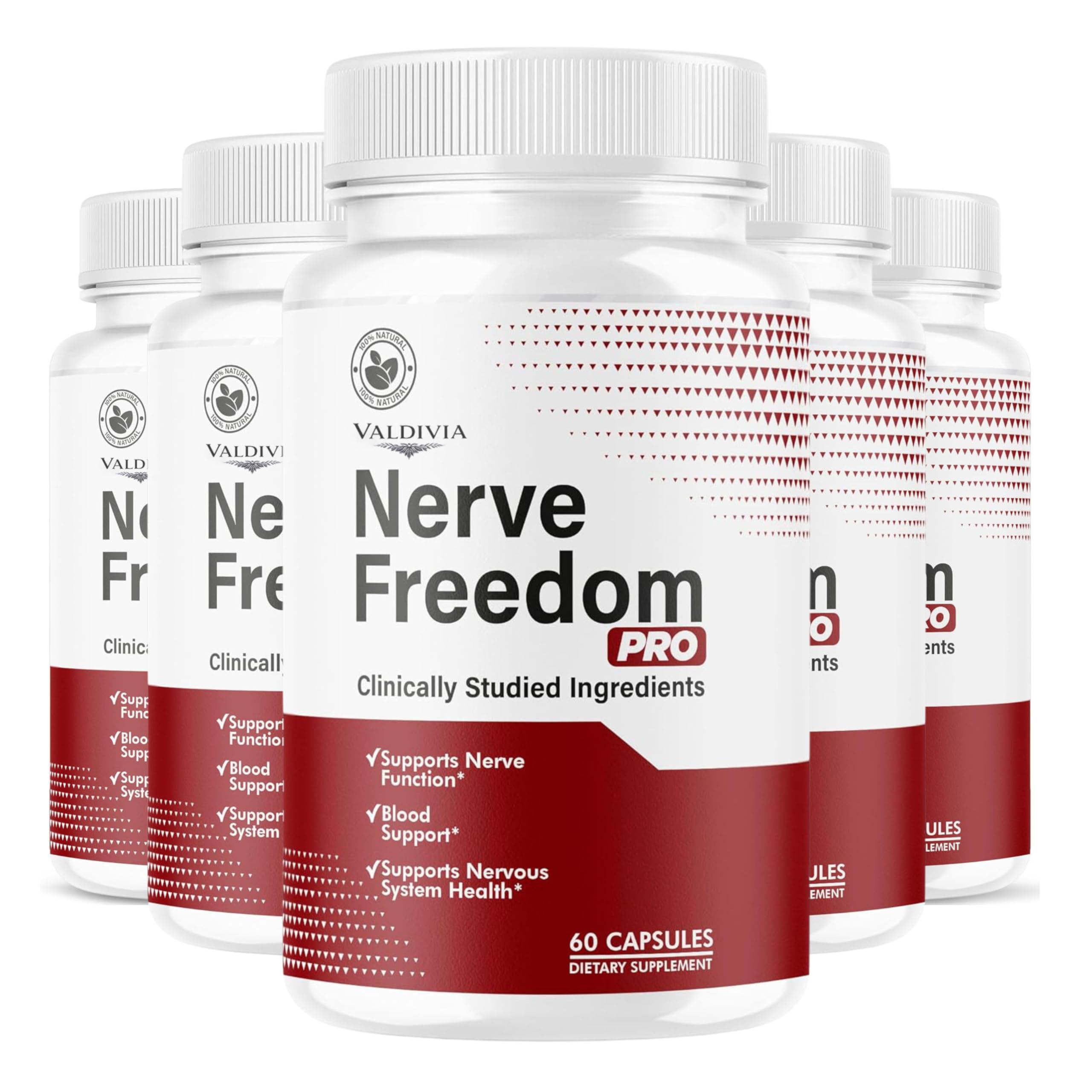 Nerve Freedom Pro - NerveFreedom Pro Capsules, Supplement Support, NerveFreedom All Natural Ingredients, Health Support Advanced Formula, 300 Capsules for 5 Months