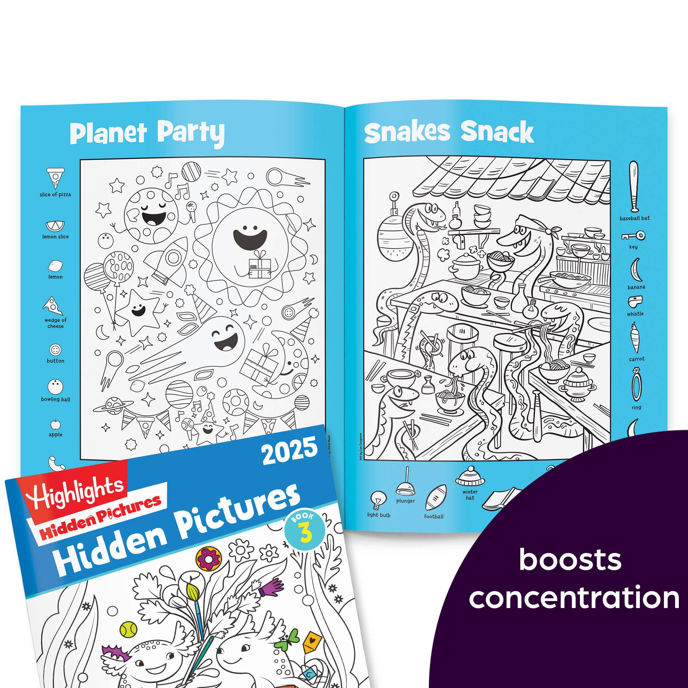 Amazon.co.jp: Highlights Hidden Pictures 2025 アクティビティ