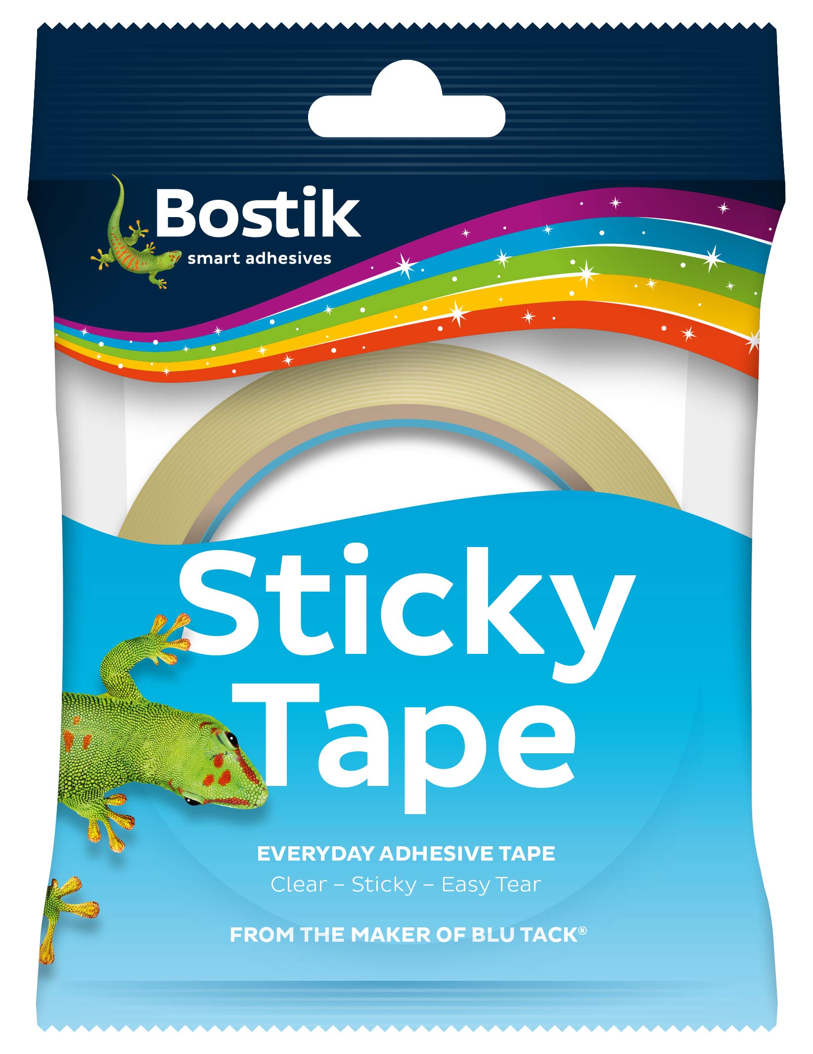 Bostik Sticky Tape Single Easy Tear 24mm x 50m, Transparent (1)