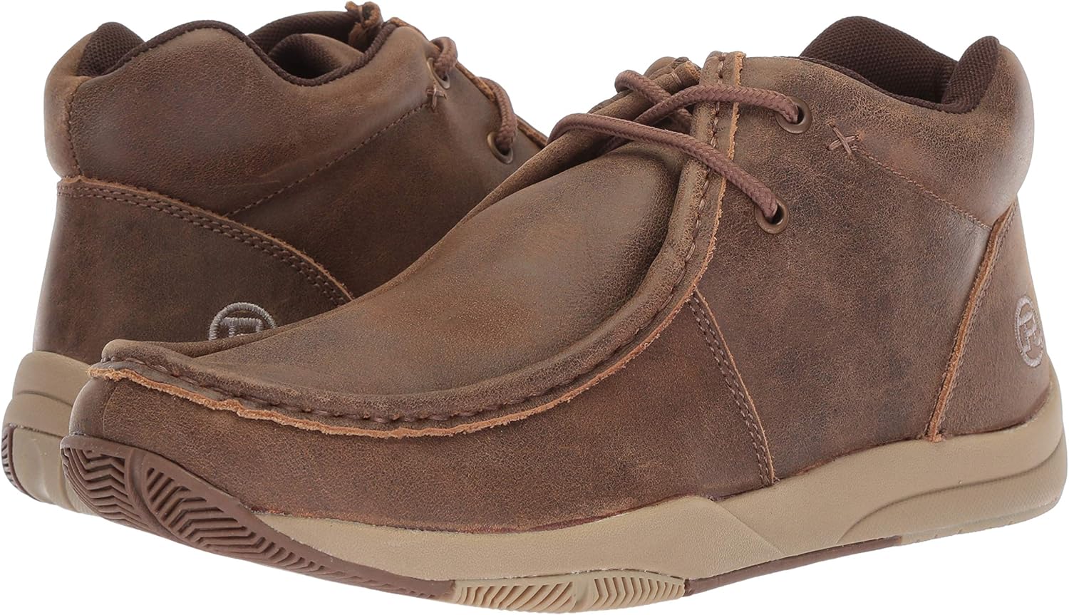 ROPER Mens Clearcut Round Toe Chukka Casual Boots Ankle