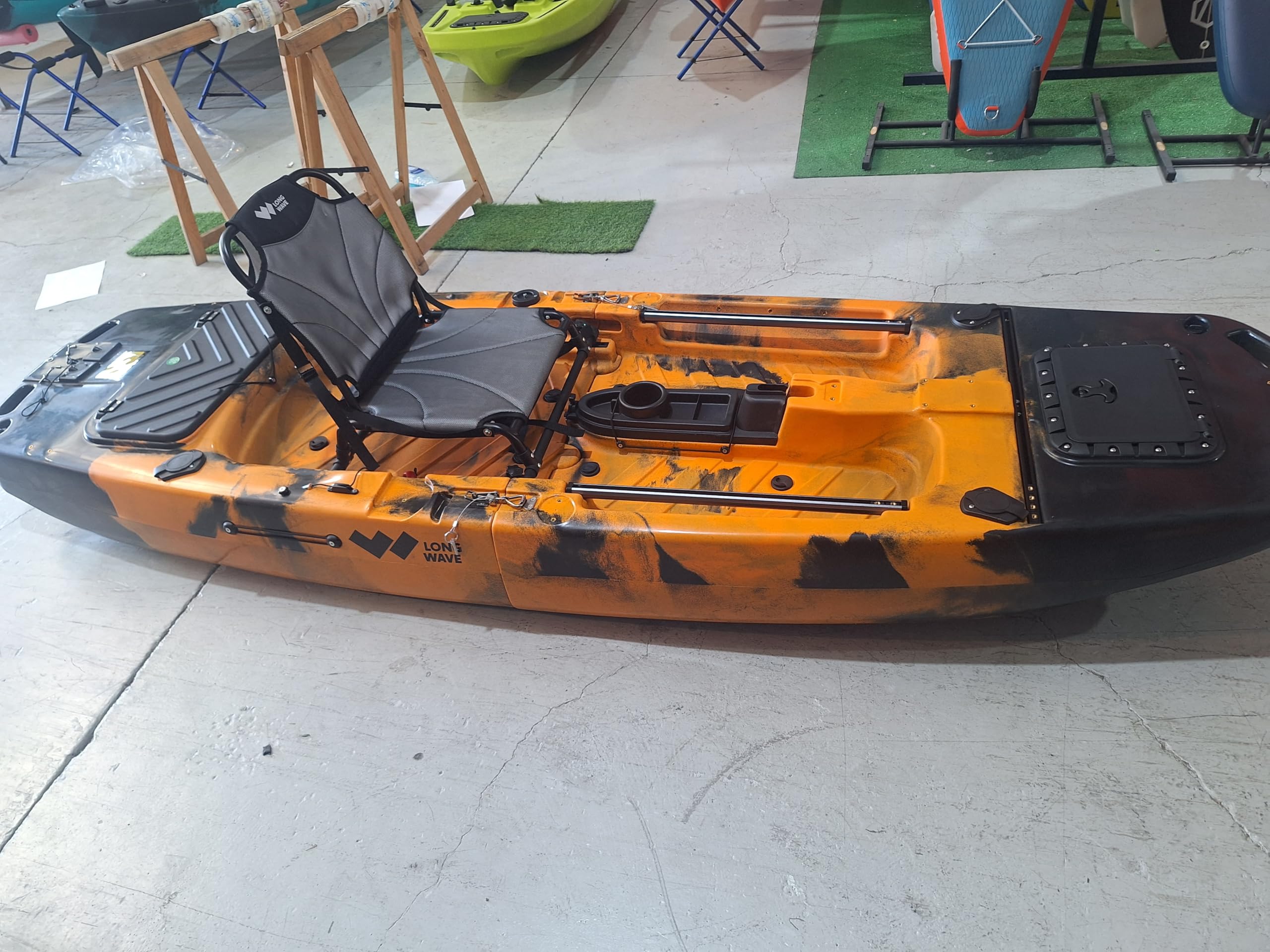 Kayak da pesca rimovibile Long Wave Tagli