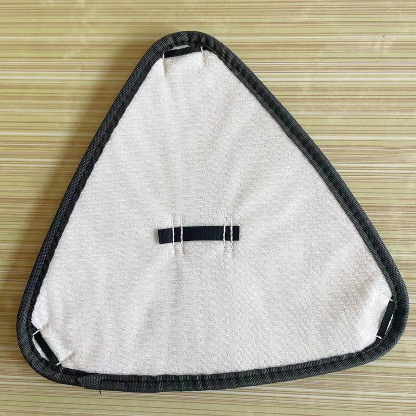 Ersatztuch Für Wischmopp, Einfache Befestigung, 25 X 25 Cm, Dreieckiger Teleskopmopp, Drehbarer Verstellbarer Mopp, Mikrofasermaterial, Für Zuhause, Küche, Badezimmer
