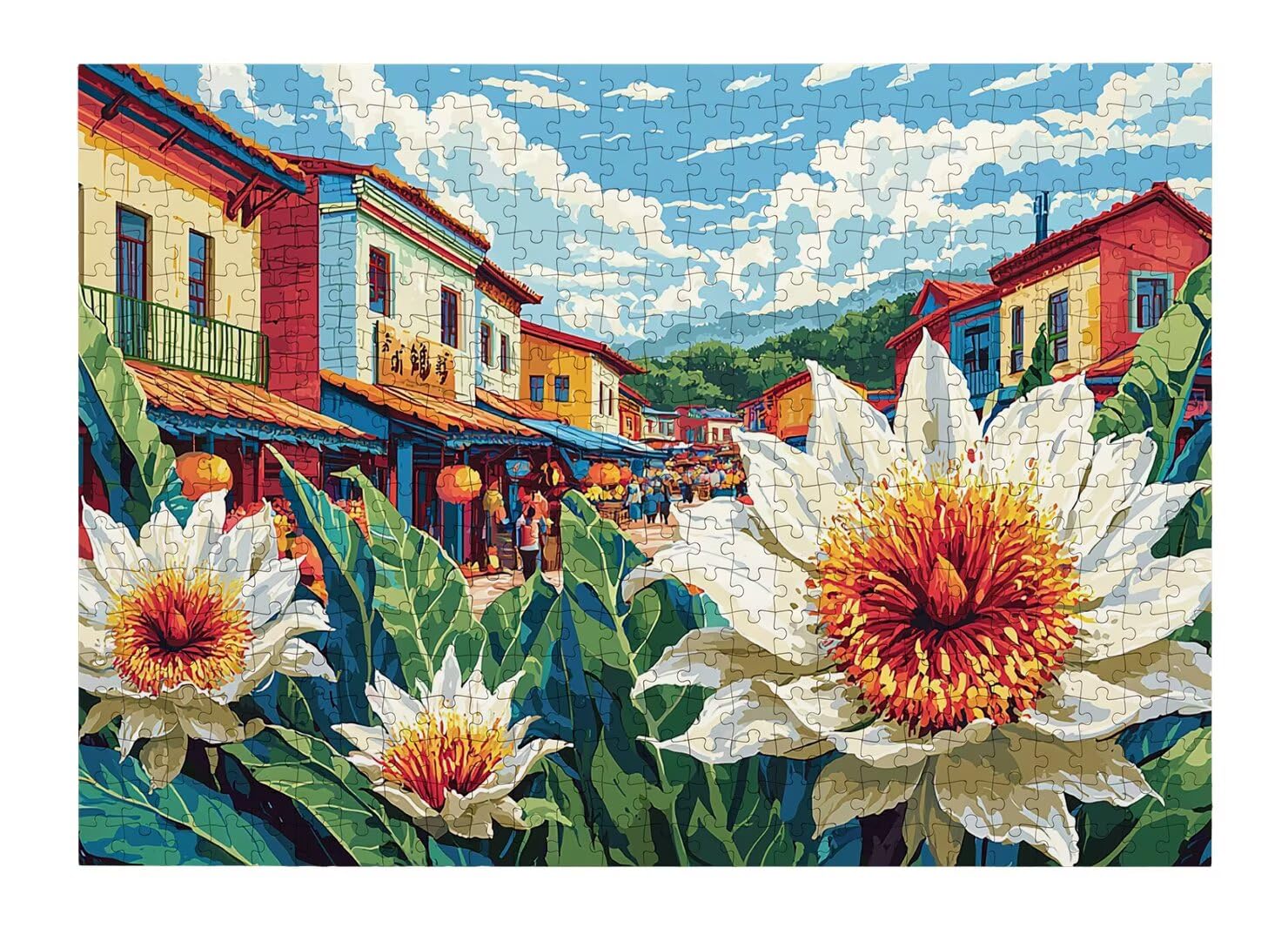 Puzzle dla dorosłych 1000, puzzle kwiatowe dla dorosłych -4826