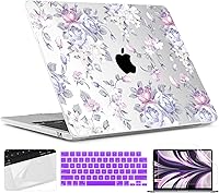Vista 217 de TWOLSKOO for M4 MacBook Air 13.6 inch Case 2025-2022 Release M4 A3240 M3 A3113 M2 A2681, Plastic Hard Shell & Screen Protector & Keyboard Cover &