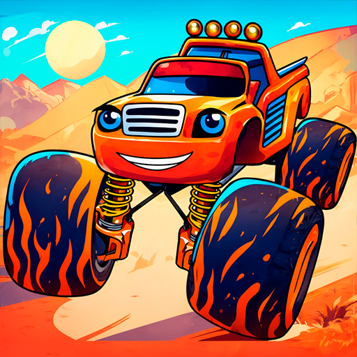 Blaze monster trucks racing