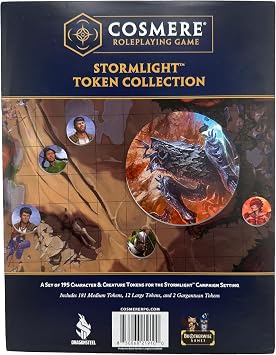 Stormlight Tokens Collection - Cosmere RPG by Brotherwise Games | Ages 14+ | 3-7 Players |