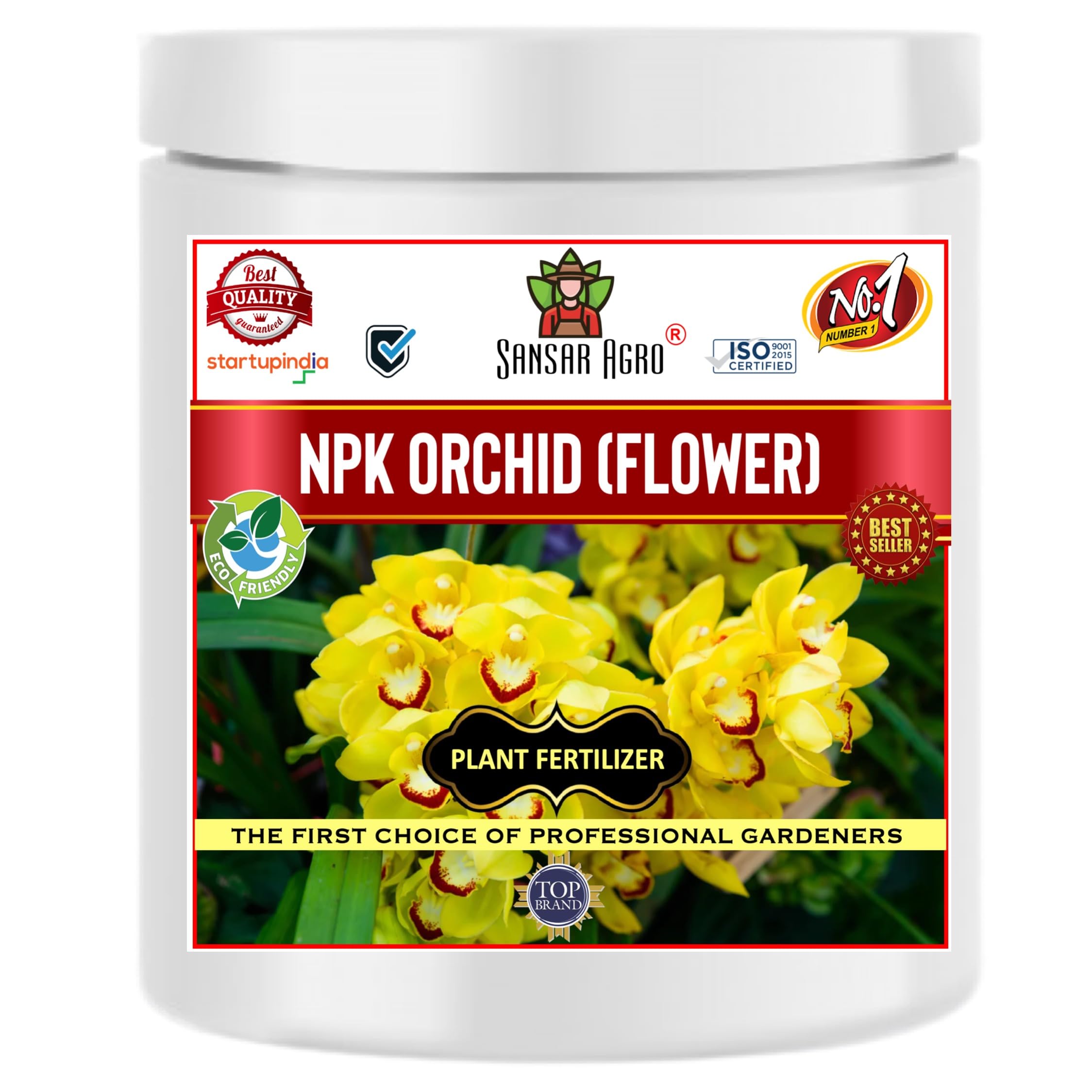 Sansar Agro® NPK for Orchid Flower (200 gm), Essential NPK Fertilizer for maximising flowering in Orchid Plants.-image-32