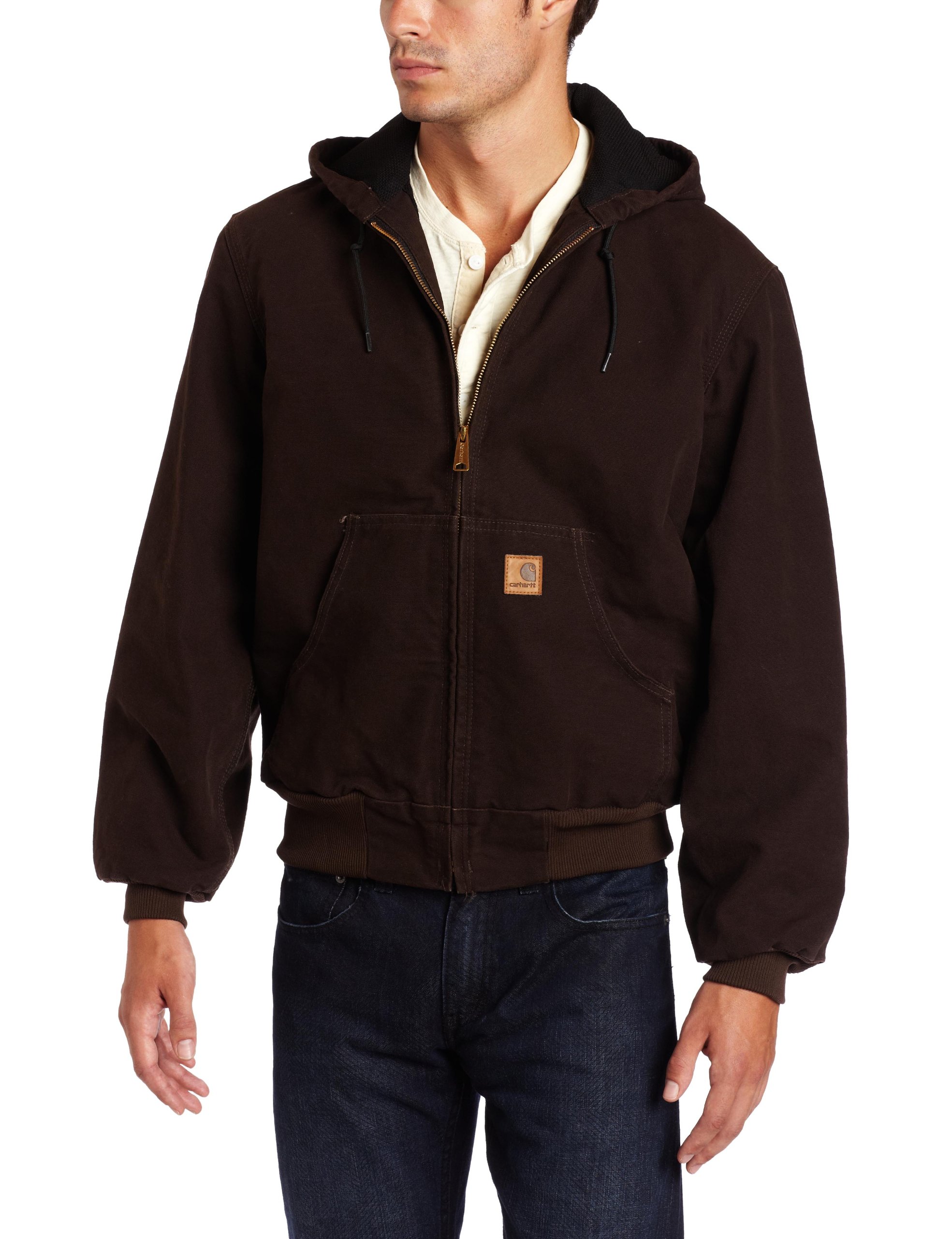 Men's Big-Tall Quilted Flannel Lined Sandstone Active Jacket