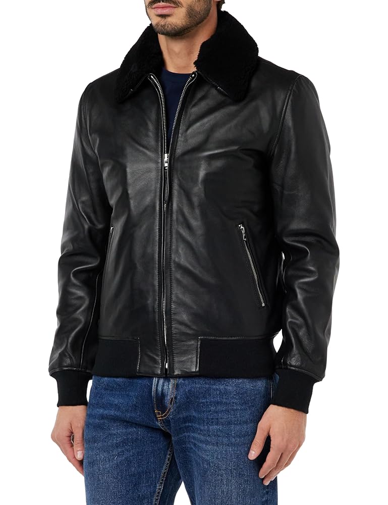 Nyc Veste Teddy Homme Cuir Blouson Teddy Blouson Schott Nyc Schott