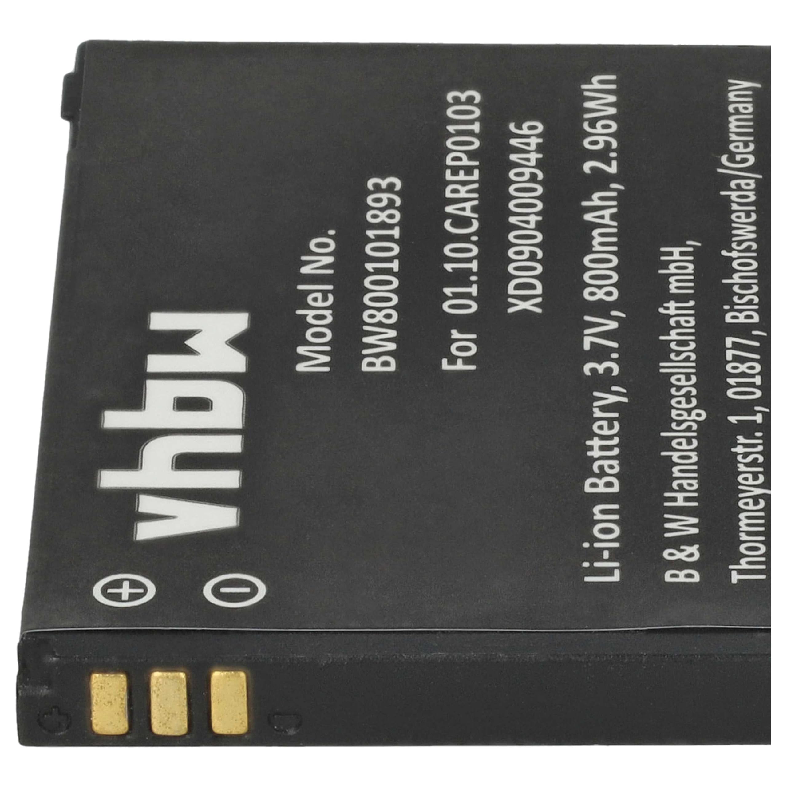 Vhbw - Li-ioni Batteria 900mah  3.7v  Per Cellulare Telefono Smartphone Samsung Gt S3500c Gt S3500i Gt S3550 Come Ab403450ba Bex279hsa Ecc 4251004661605