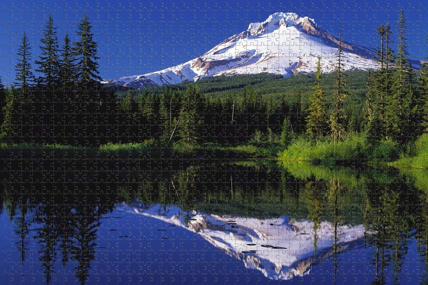 Jigsaw Puzzle for Adults America USA Mount Hood Oregon Puzzle 1000 Piece Wooden Travel Souvenir