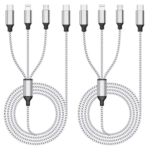 Miniatura 8 de Cable de carga para iPhone de 6 pies, paquete de 3 cables Lightning de Apple, certificado MFi, cable USB trenzado de carga rápida para iPhone 14,