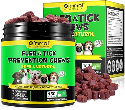 Natural Prevention for Dogs-150 Soft Chews,for All Breeds & Ages