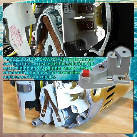 Single Speed Rotating Switch Part, Fit for A.O Smith Pumps,Stationary Switch Replace 629002-001,629002001,SAW-21-36