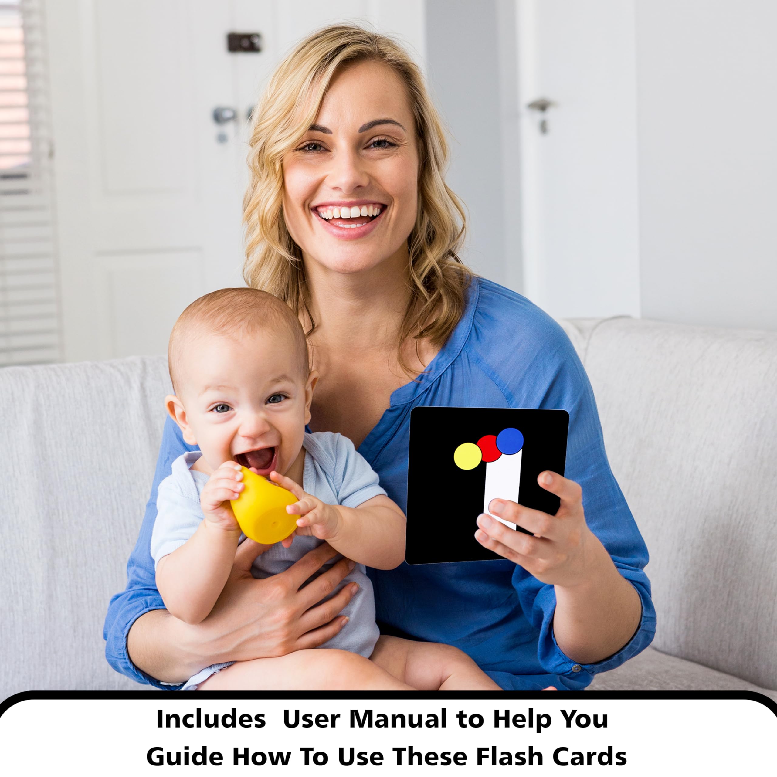 Goelite Flash Cards for Babies 80 Designs (40 Cards), Through 5 Stages of Growth for 0 to 2 Years Old, High Contrast Waterproof New Born Baby Flash Cards for Visual Stimulation 4