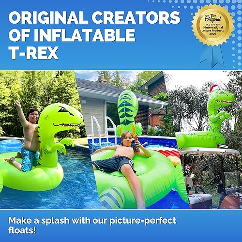 Miniatura 6 de Flotadores de piscina gigantes de animales Swimline., Verde