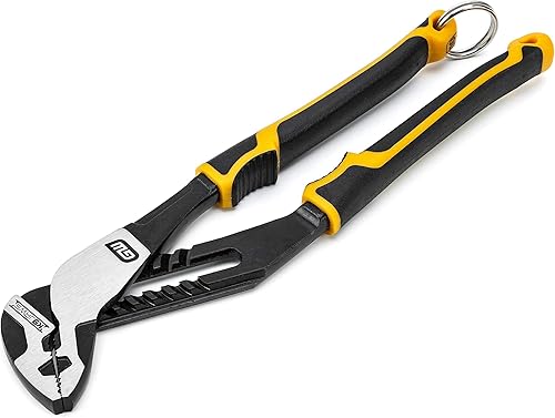 GEARWRENCH Alicates de lengüeta y ranura de doble material Pitbull K9 Tether Ready Straight Jaw de 10" - 82170CTH