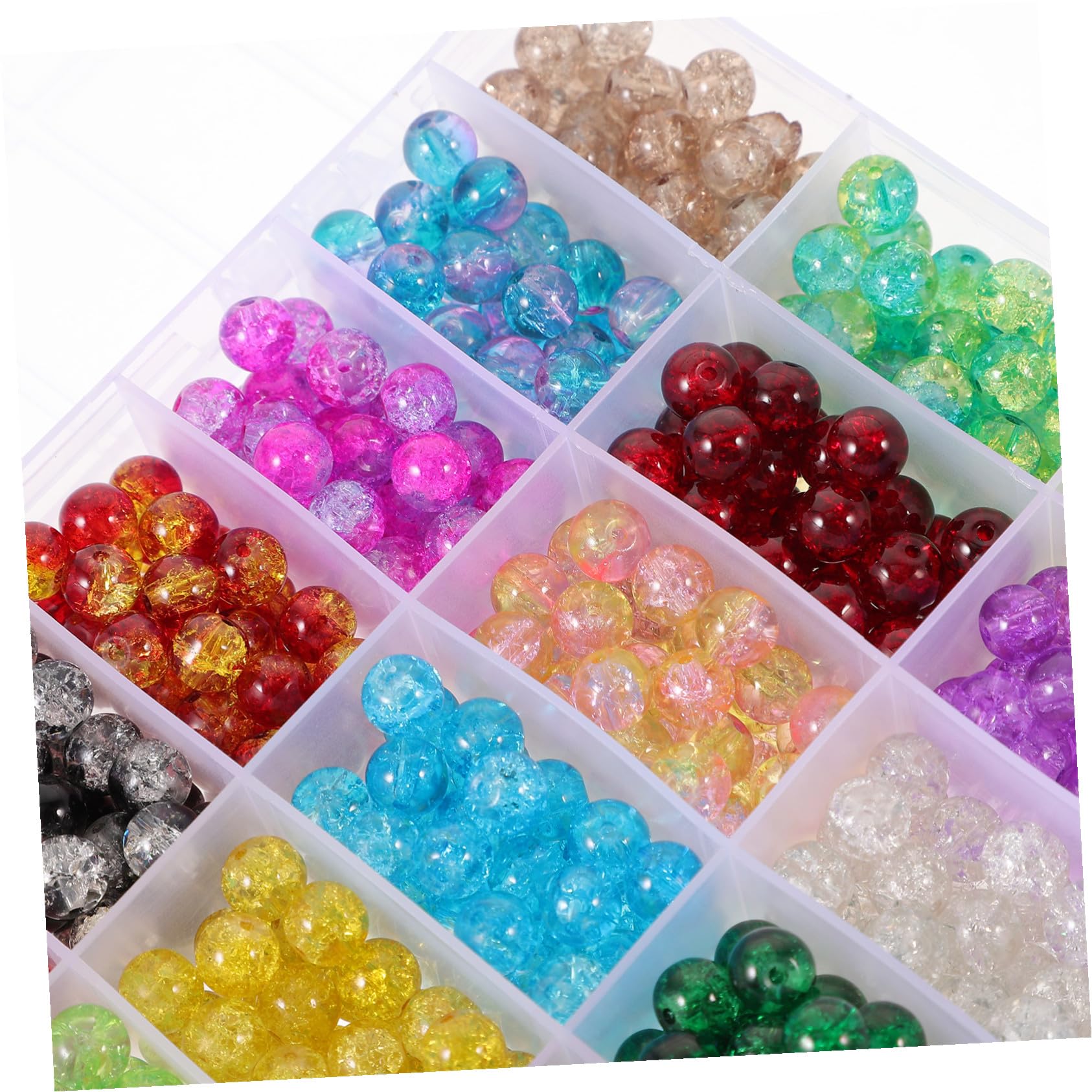 Cabilock Glasperlen Für Schmuck-diy Lose Perlen Für Armbänder Und Halsketten Kleine Schmuckperlen Zum Selbermachen Dekorative Perlen Aus Glas