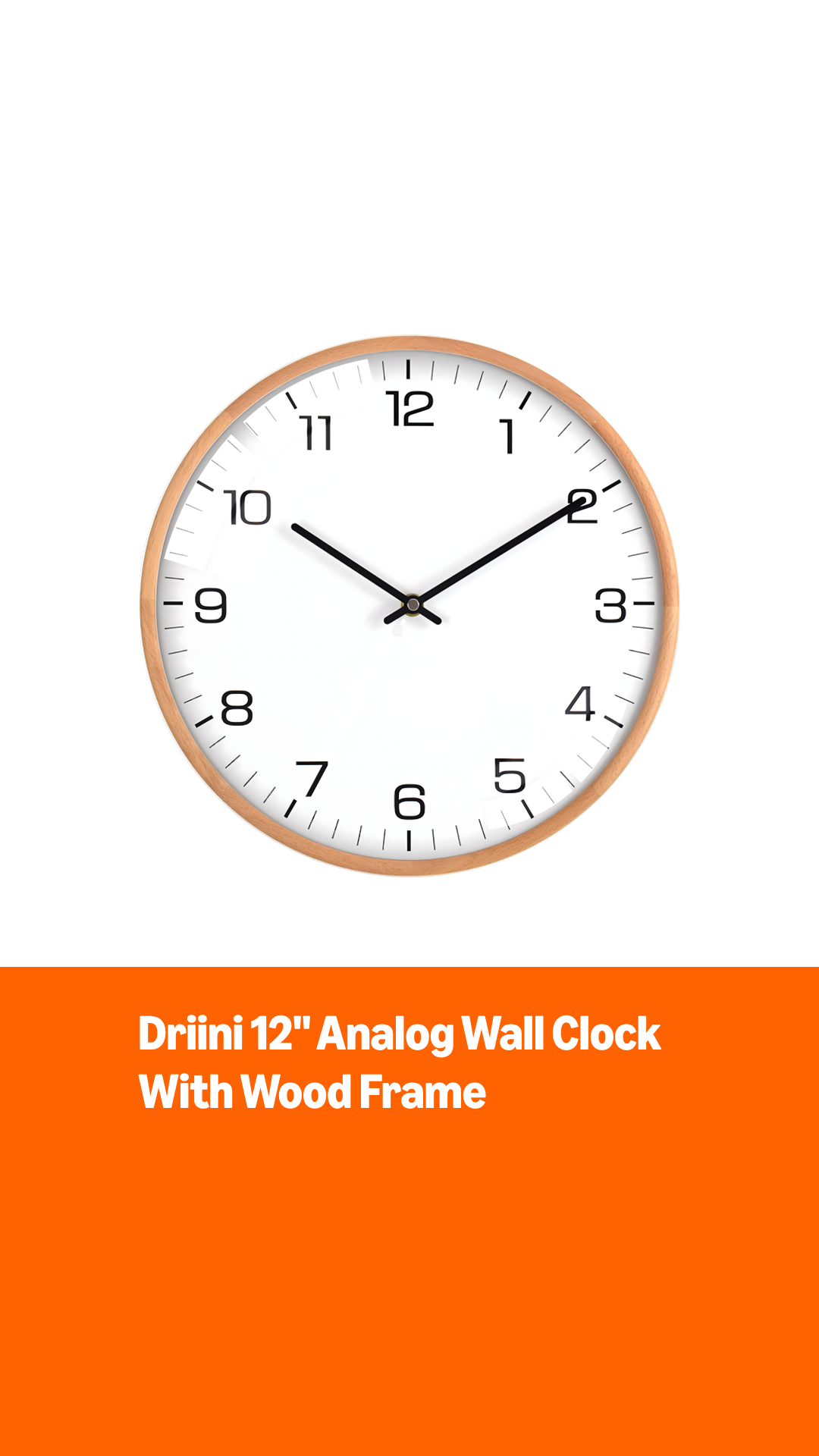 Amazon.com: Driini Analog Dome Glass Wall Clock (12