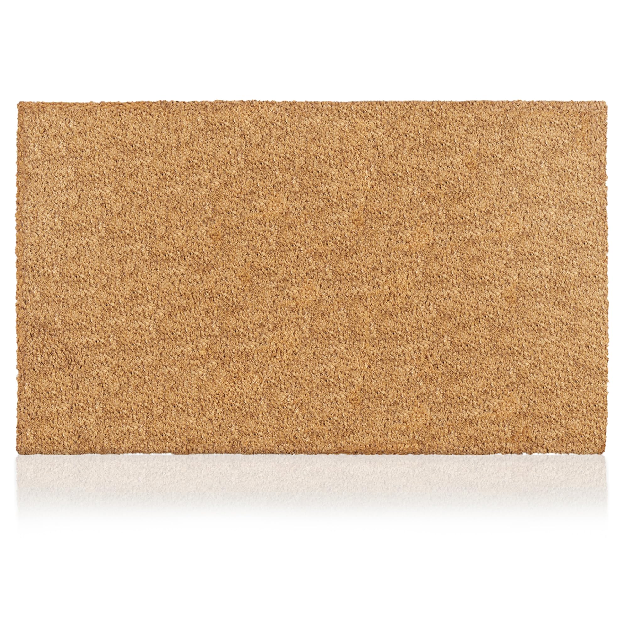 Felpudo Sin Diseño de Fibra Coco - 70x40cm - Felpudos Antideslizantes - Felpudos Originales para la Entrada a Casa, Pasillos, Puertas de Exterior - Accesorios para el Hogar - Material Resistente