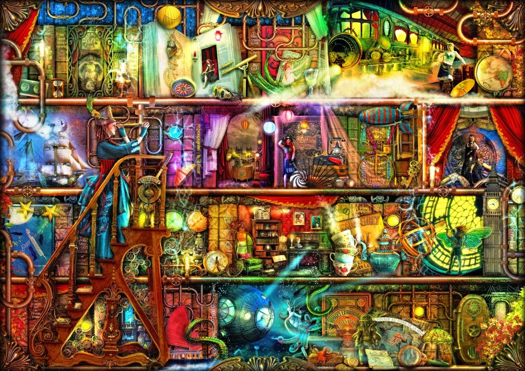 Puzzle 2000 elementów - Fantastyczna podróż