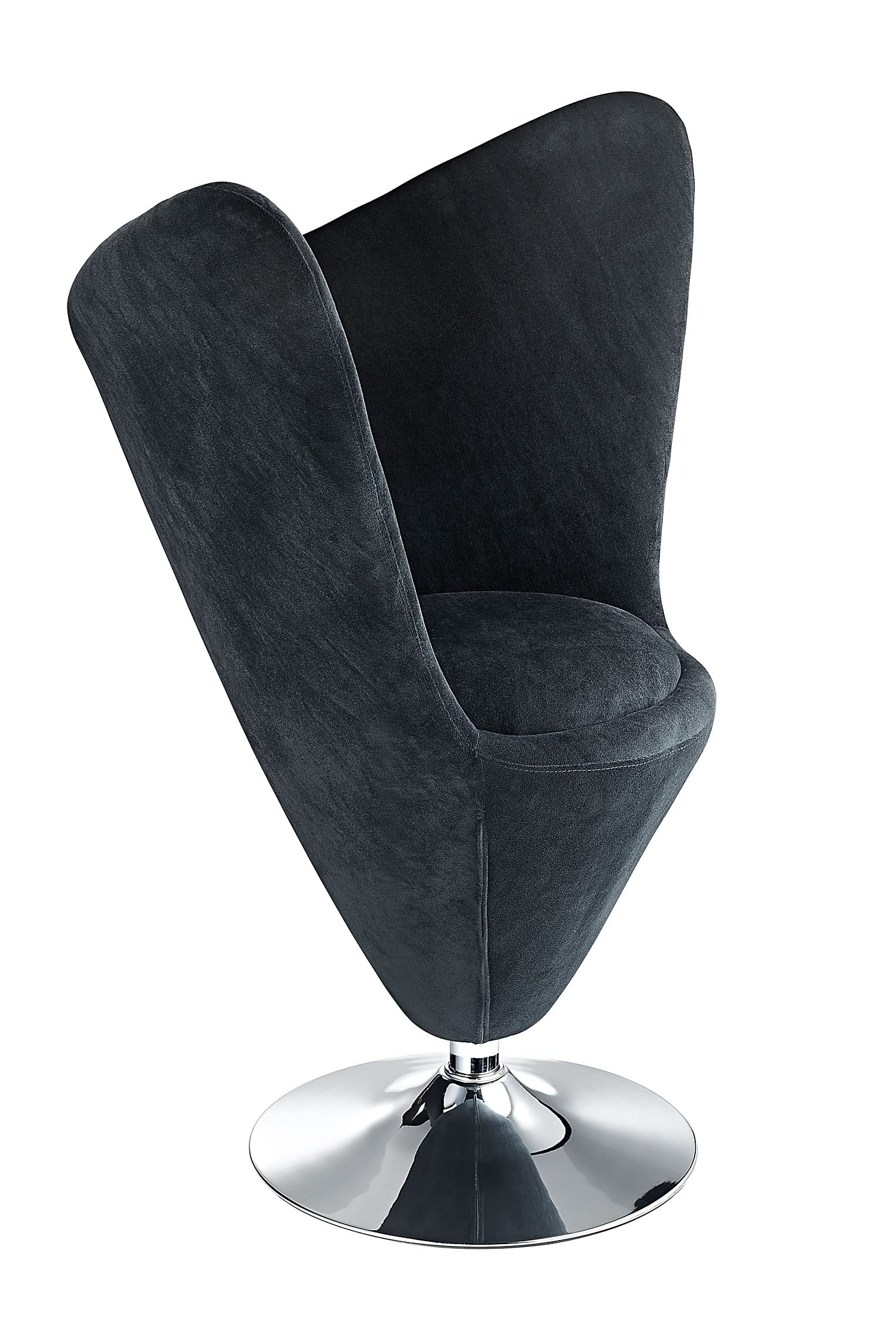 Bar Stools UK Lexus Funky krzesło obrotowe, czarne