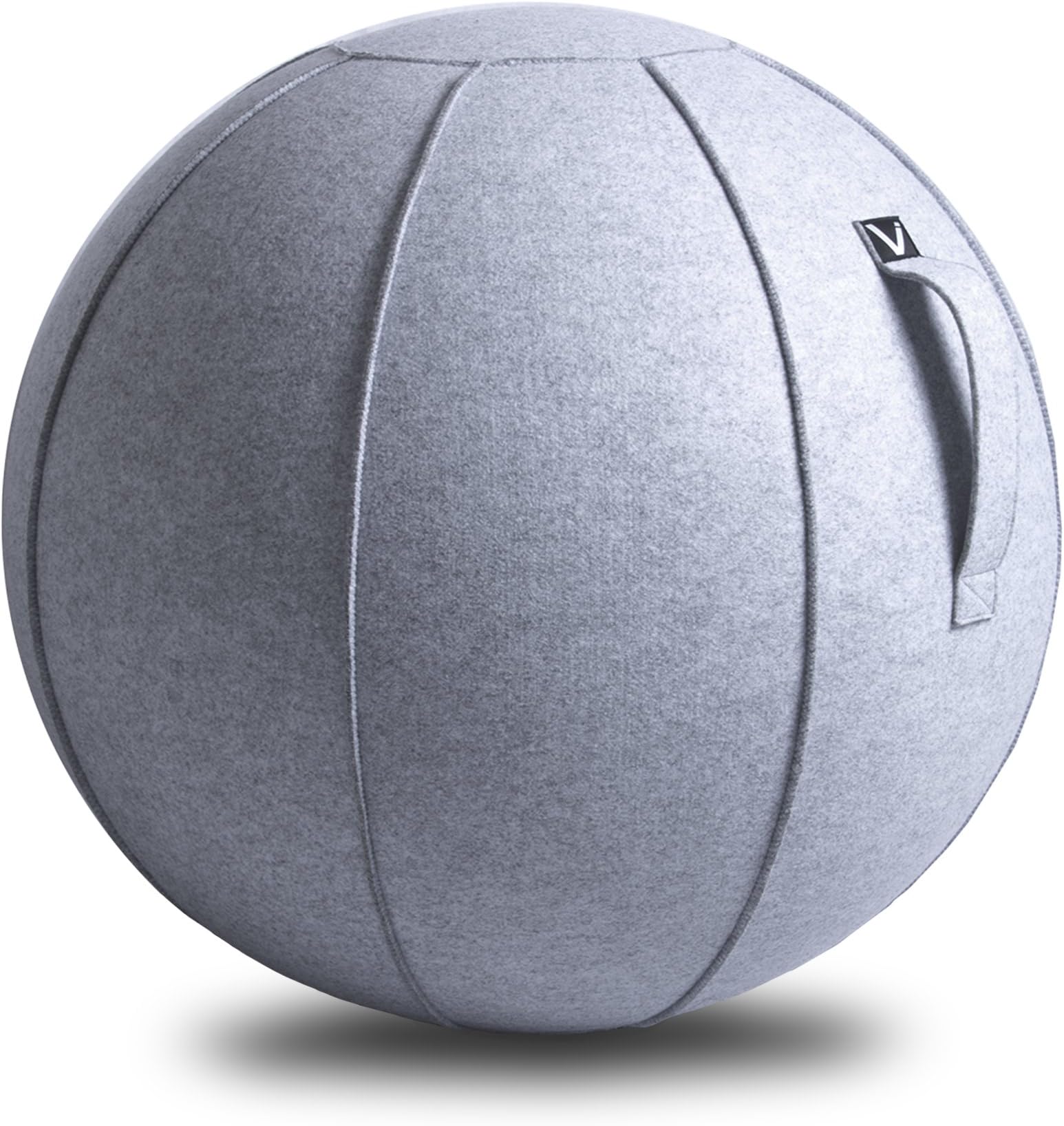 Vivora Luno Premium Ergonomic Sitting Ball Chair, Felt, Max Size (25 to 26 inches), for Home Offices, Balance Training, Yoga Ball, Posture Improvement