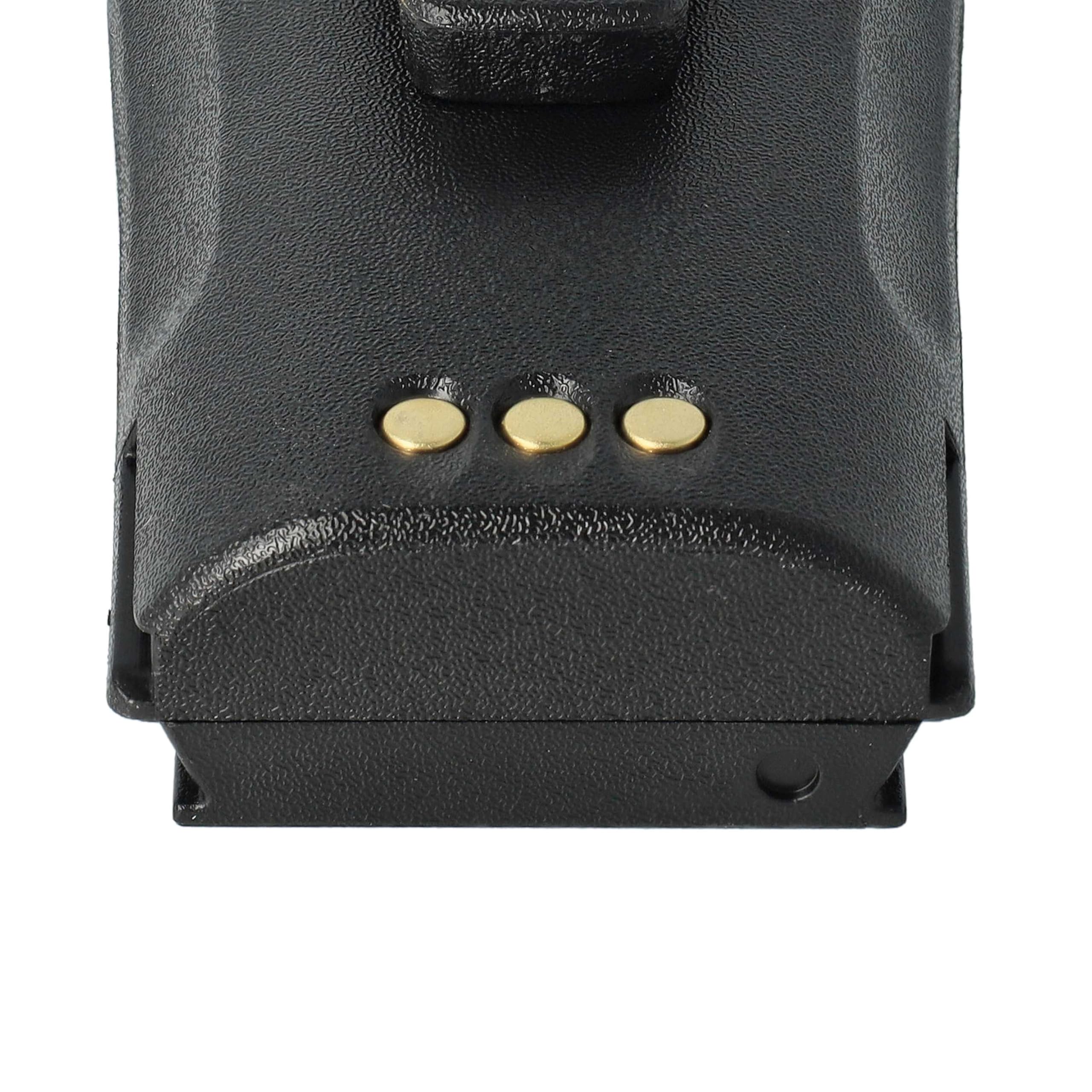 vhbw Batterie Compatible avec Motorola CP200, CP360, CP340, CP250, CP200D, CP200XLS Radio Talkie-walkie (2500mAh, 7,2V, NiMH) - avec Clip de Ceinture