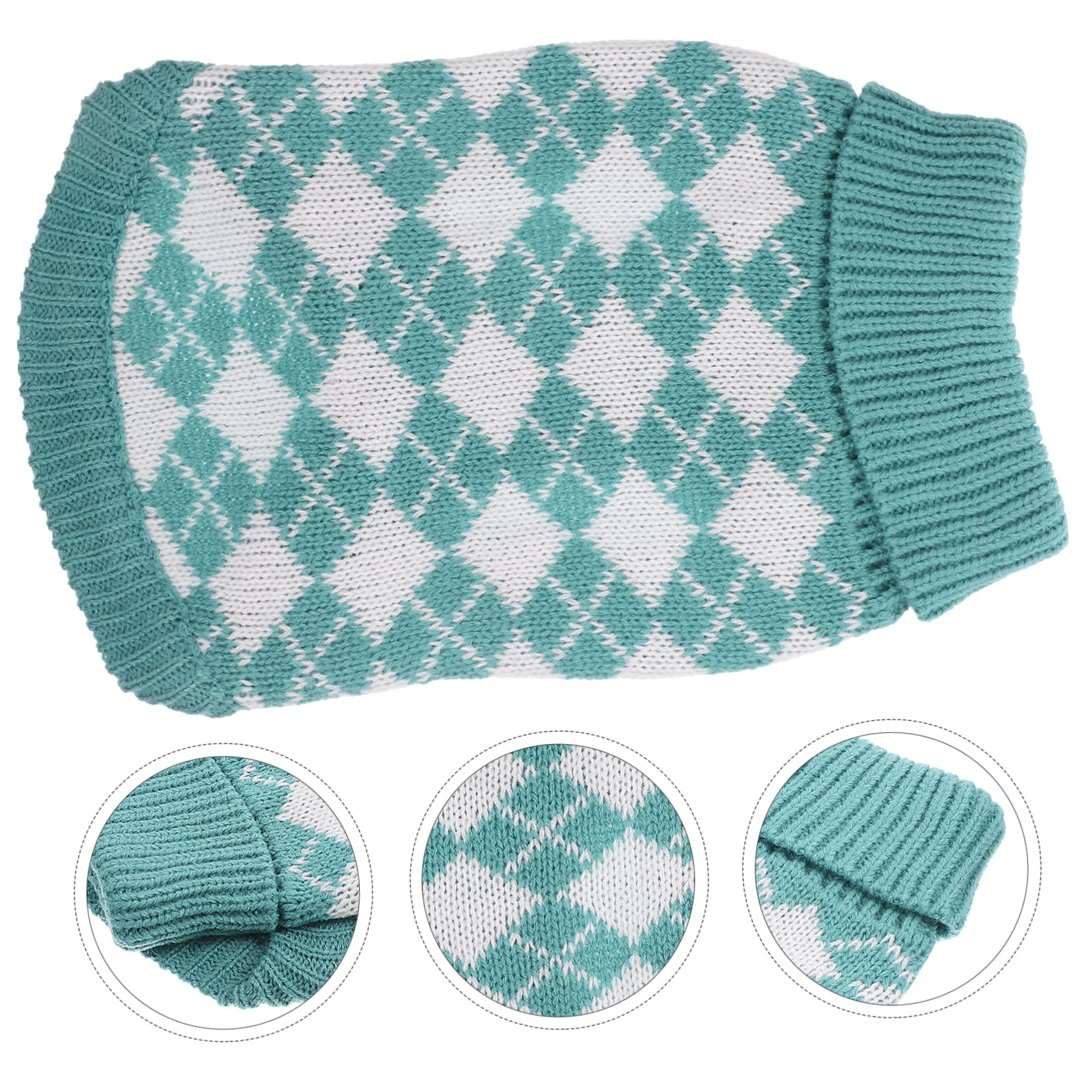 Kisangel 5pièces Pull pour Chien Vêtement Hiver pour Chiens De Pull Chaud à Motifs pour Et Activités Extérieures