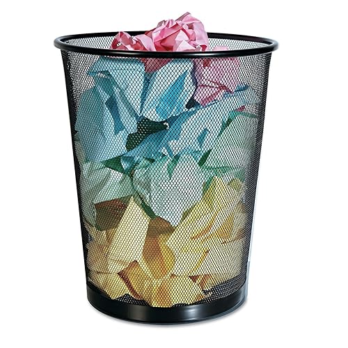 Miniatura 7 de Universal One Cubo de basura de malla 18 cuartos de galón negro menos de 5 galones Universal 20008