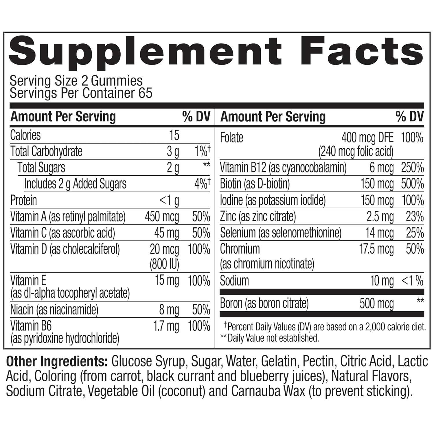OLLY Women's Multivitamin Gummy, Women's Overall Wellness,* Vitamins A, C, D, E, Biotin, Folic Acid, Adult Chewable Supplement, Berry Flavored, 65 Day Supply - 130 Count - Image 8