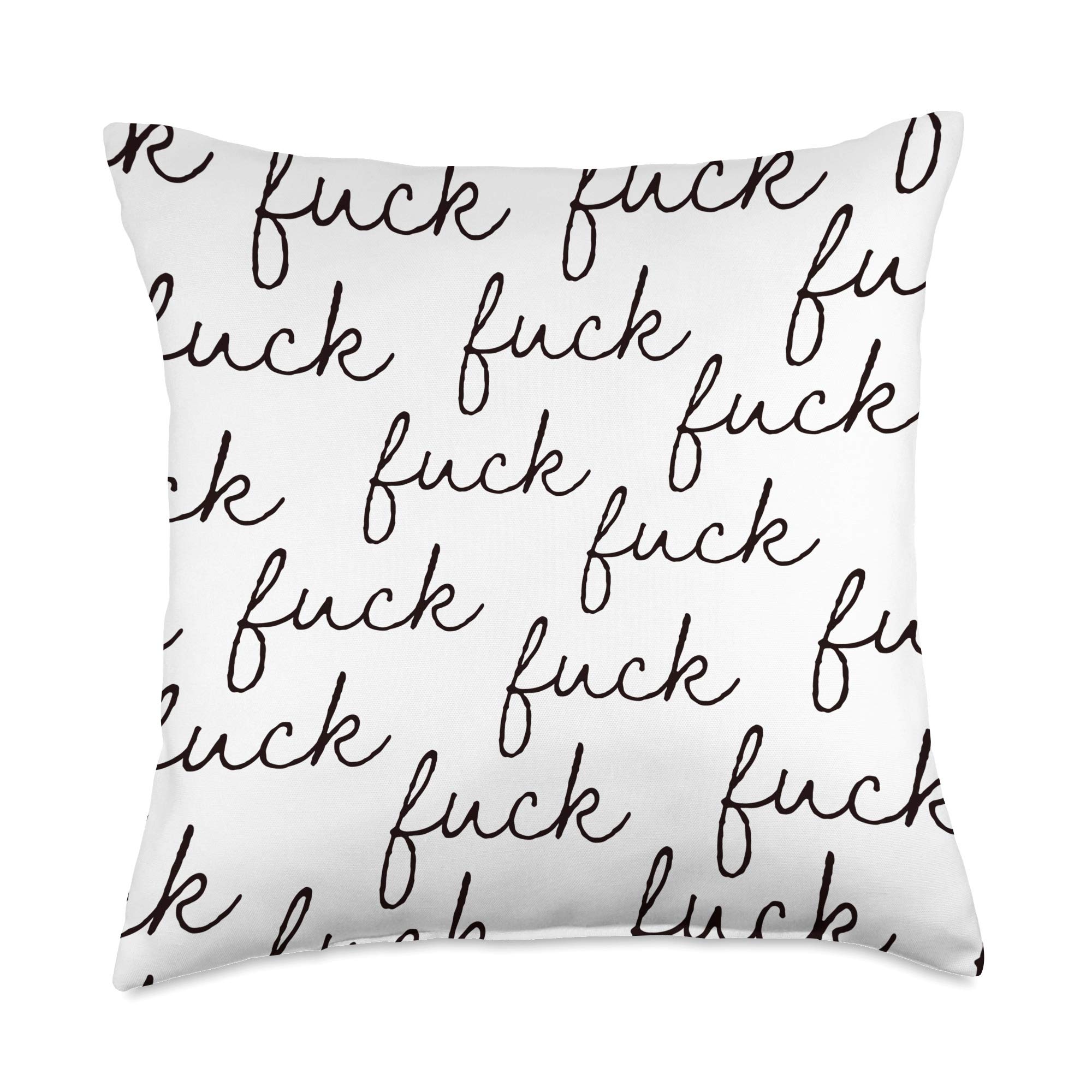 Classy fuck Funny Swear Word Cuss Word Classy Profanity Throw Pillow