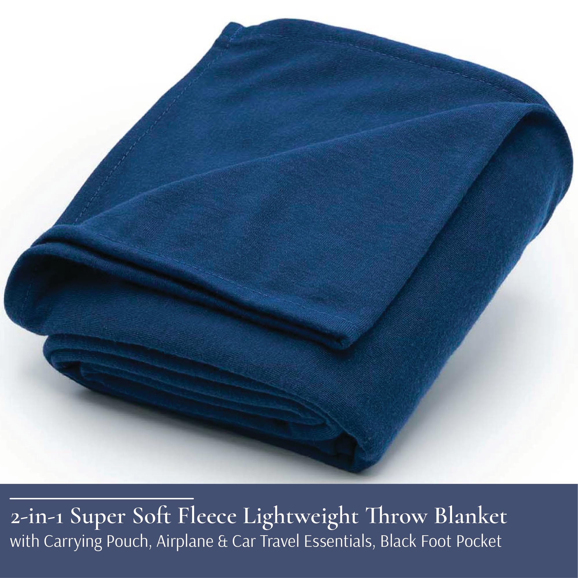 Amazon.com: Brookstone Travel Blanket - 2-in-1 Super Soft