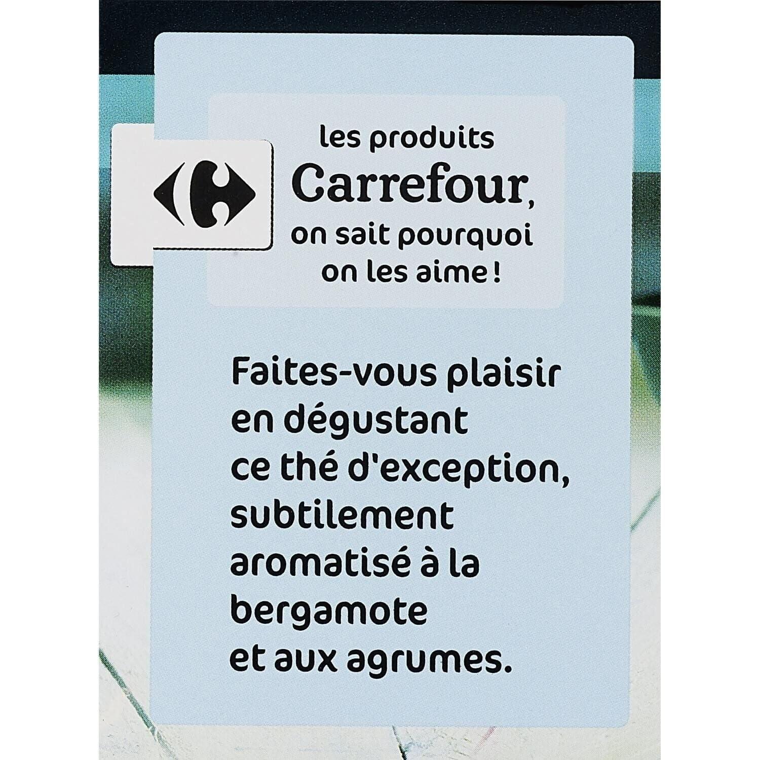 Savourez un moment d'exception avec CARREFOUR Thé noir Russian Earl Grey saveur bergamote X20 - Lot de 4