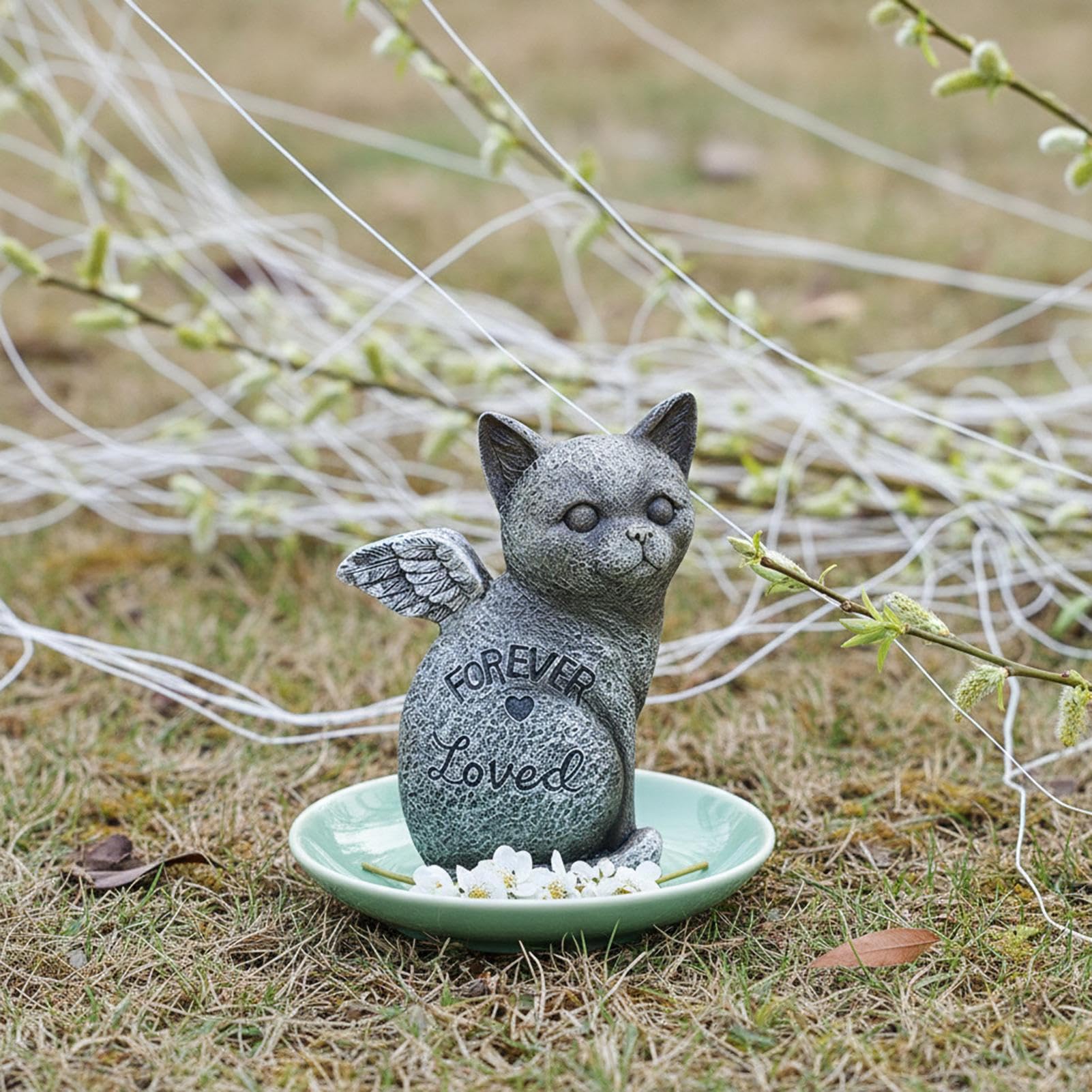 Piedras Conmemorativas para Mascotas Marcadores de resina resistentes a la