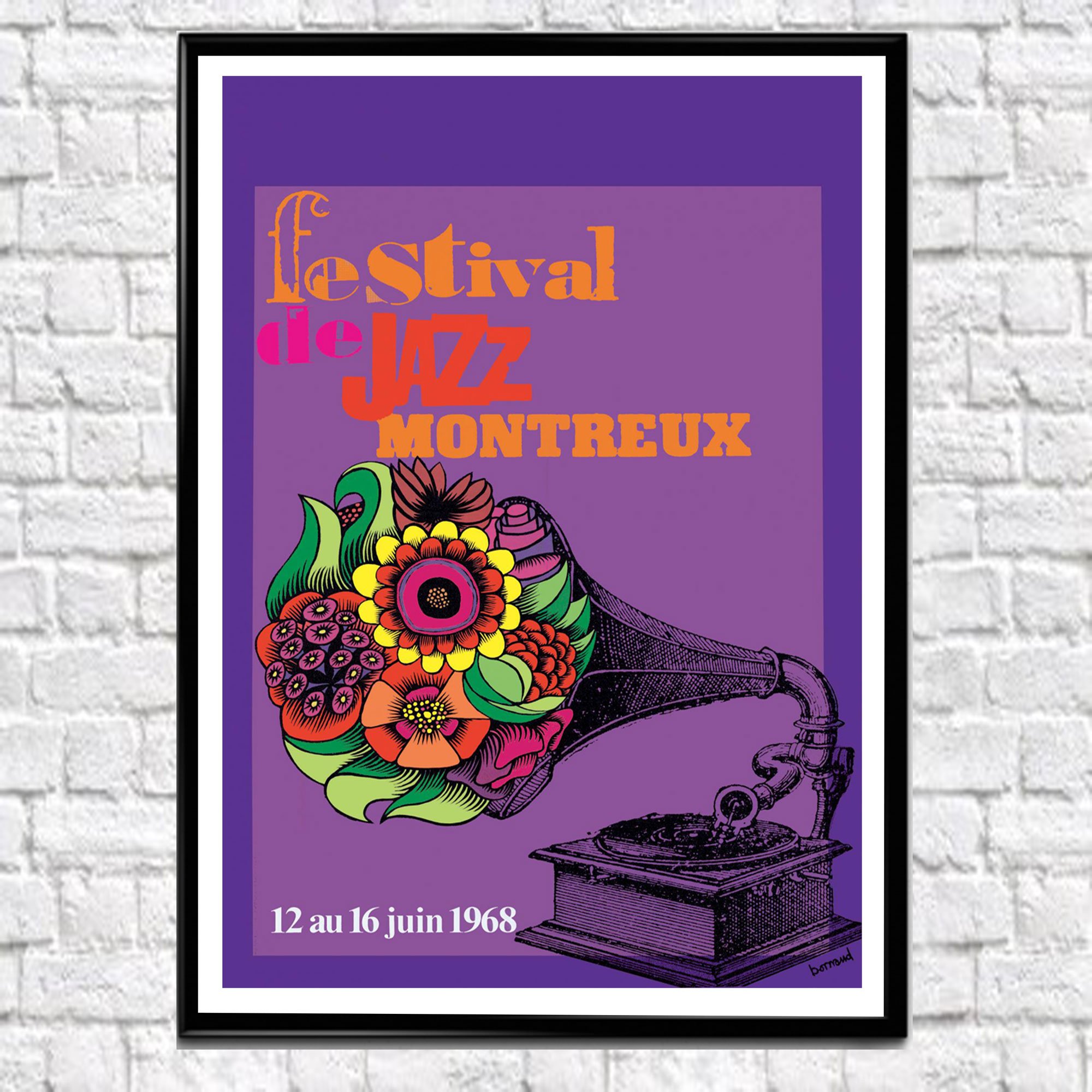 Affiche jazz 50x70 cm pour habiller un mur vide et personnaliser son bar