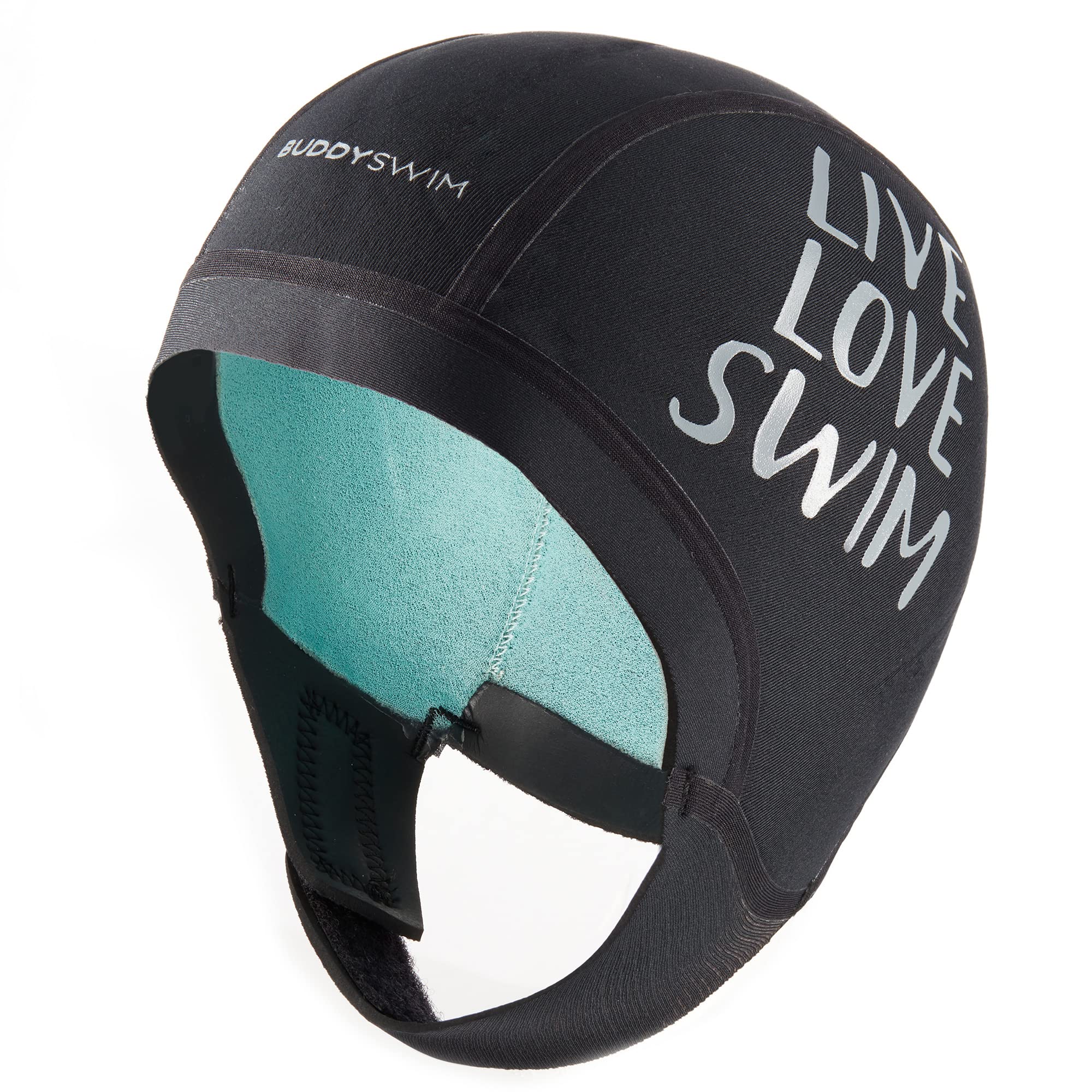 Gorro Neopreno 2.5 mm Natacion en Aguas Abiertas. Gorro Natacion Hombre y Mujer de Neopreno Aislante del Frío, Cierre Fácil, Buceo, Submarinismo, Surf y Trabajos en el Agua.