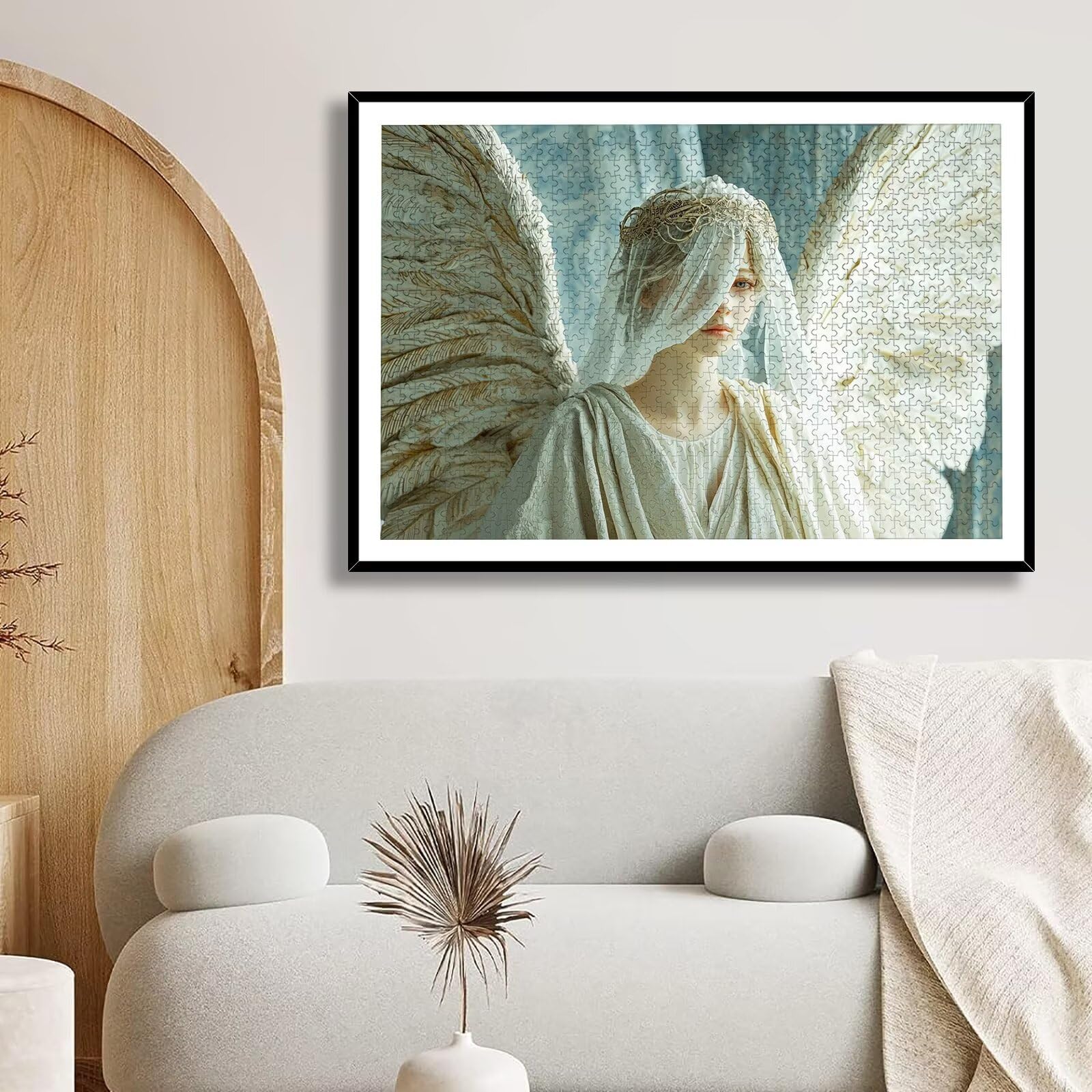 Puzzle 5000 Pezzi Angelo, Puzzle Donna 5000 Pezzi Arte per Adulti e Bambini, Misura: 156.5x105.5 cm, Puzzles Legno per Adulti con Squisita Scatola di Imballaggio, Idea Regalo Donna, Regalo Uomo, -8557