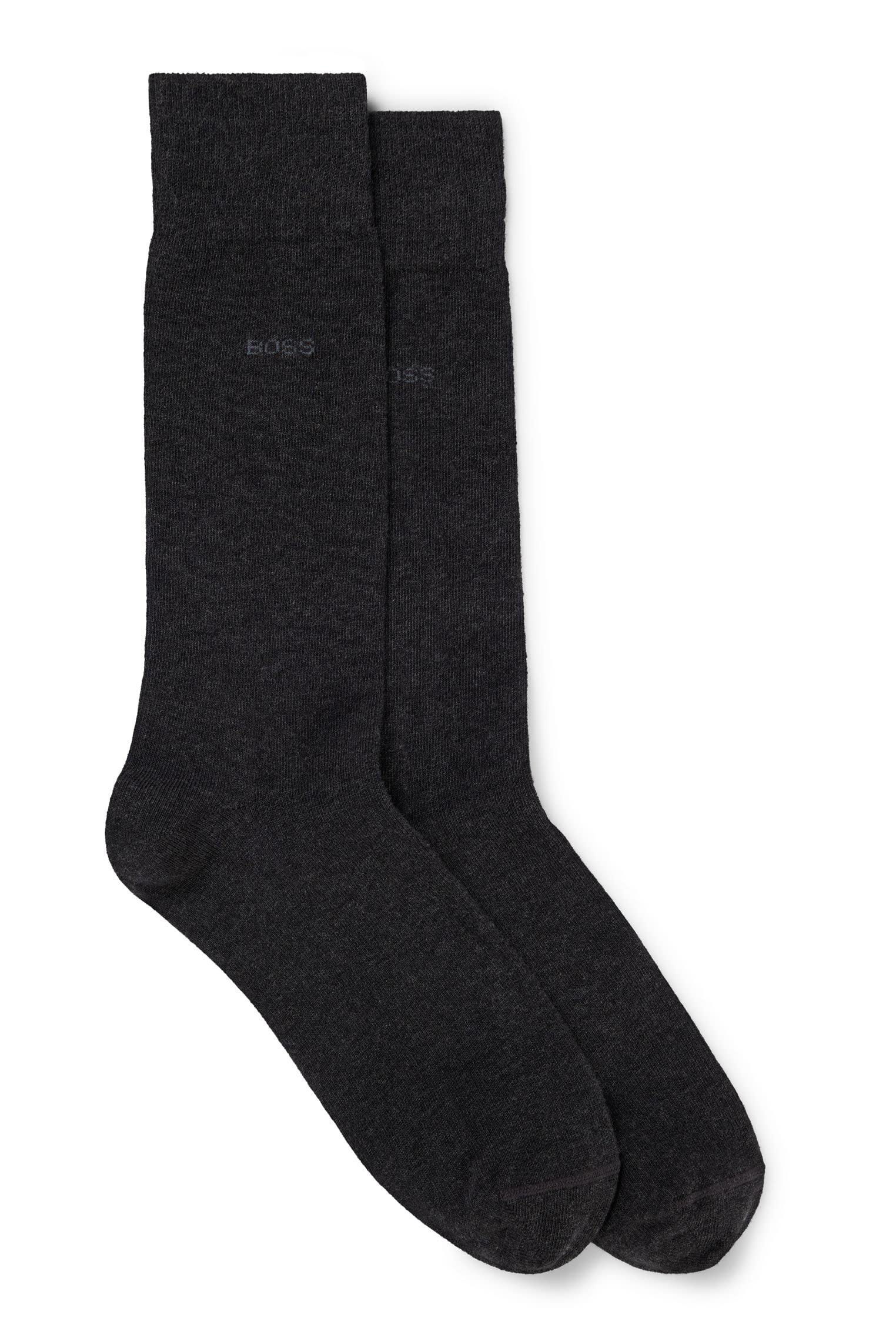 BOSS Men's 2P RS Uni CC Socks, New-Charcoal12, 43-46 (Pack of 2)