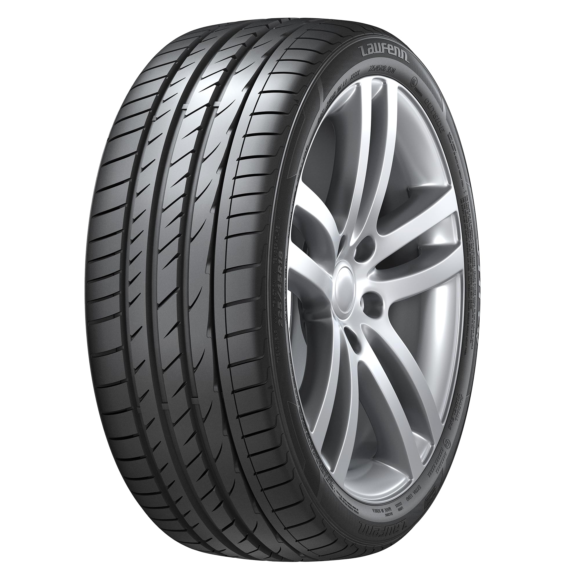 Laufenn 225/45 R17 91W Sommerreifen Runflat Reifen Kompatibel mit VW Golf VII Schrägheck 5G1, BQ1, BE1, BE2 Golf IV Schrägheck 1J1 GOLF VI 5K1 Golf V Schrägheck 1K1 TOURAN 1T1, 1T2
