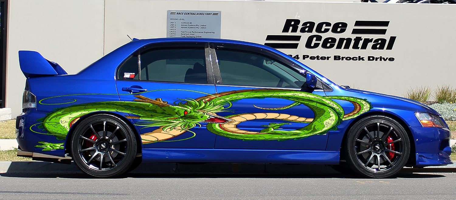 Dragon Full Color Graphic, Dragon car Decal, Dragon car wrap, Dragon