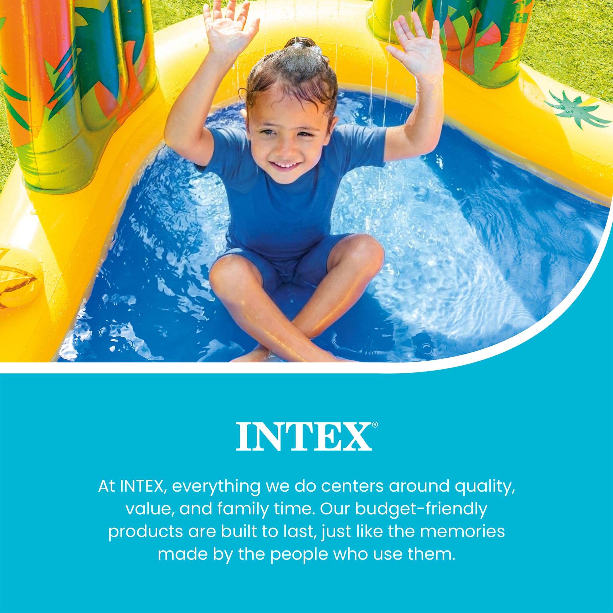 INTEX Centro Juegos Hinchable Dinosaurio 249x191x109 cm 272l (57444)