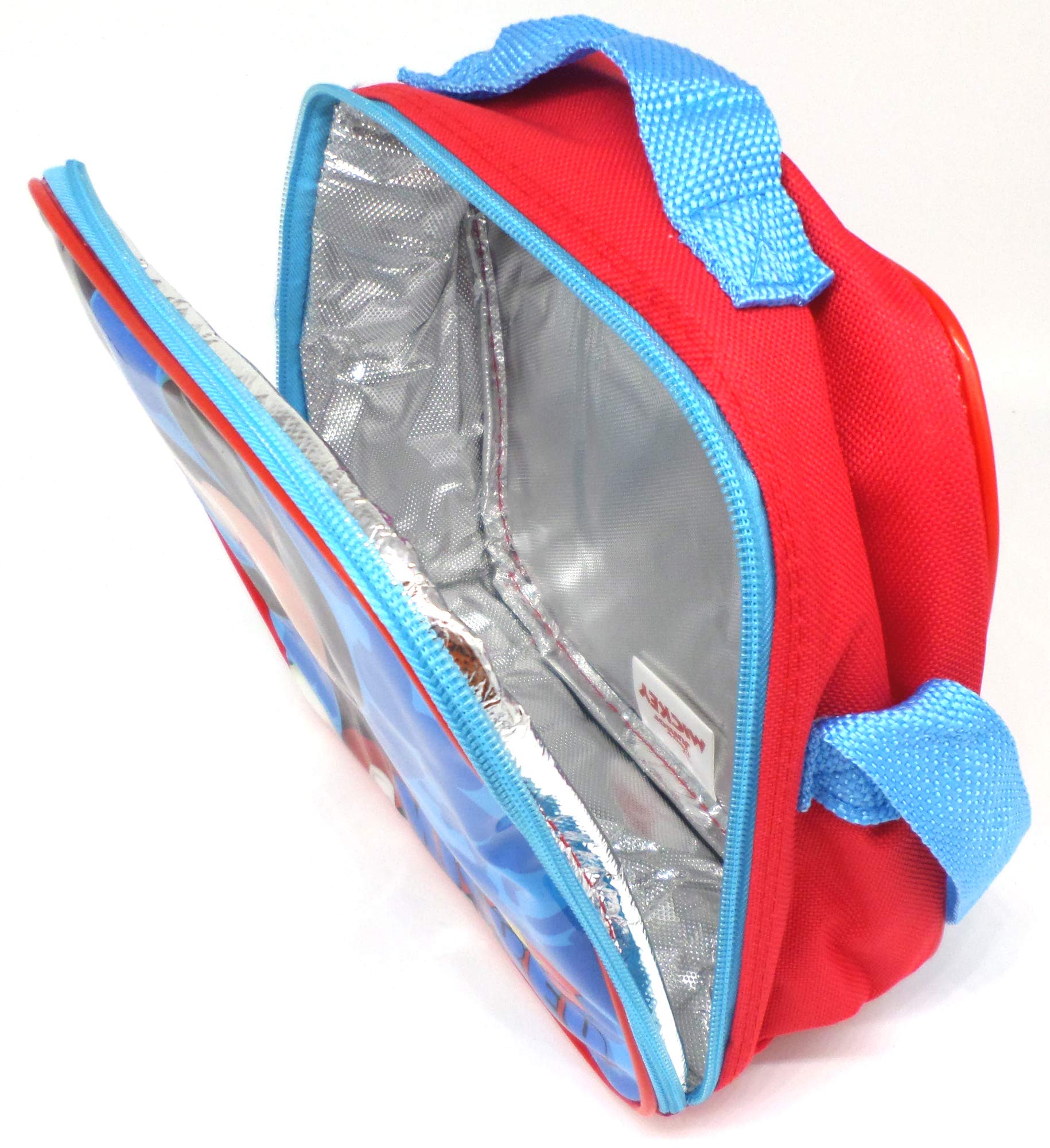 Disney Mickey Mouse Set De Regalo Mochila + Billetera + Bolsa Aislante + Botella Para Beber + Caja De Almuerzo - Licenciado Oficialmente - Backpack Purse Lunch Bag Bottle Sandwich Box - Gift Bundle