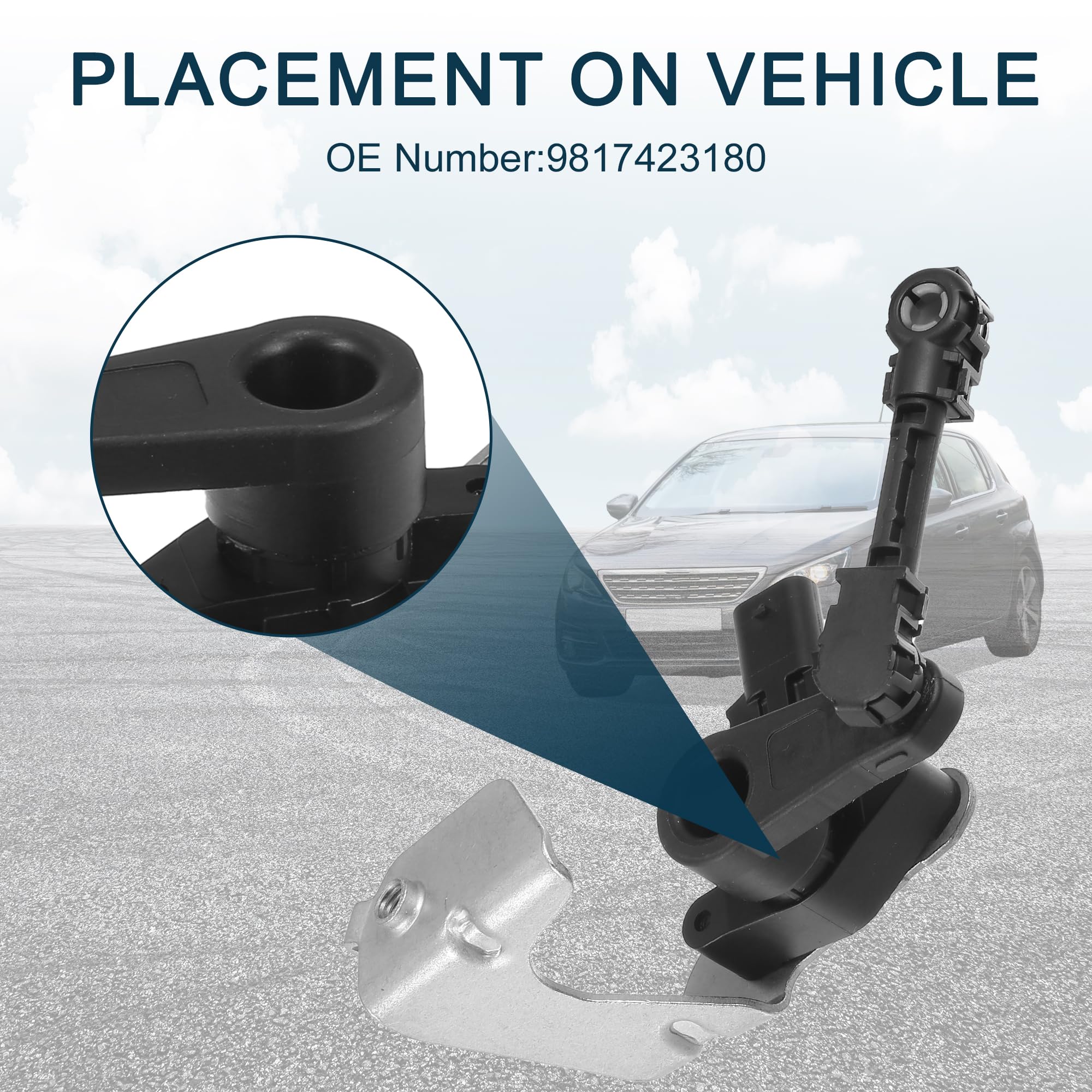 Sensor De Altura Suspensión Neumática Para Peugeot 308 13-20 1Pc