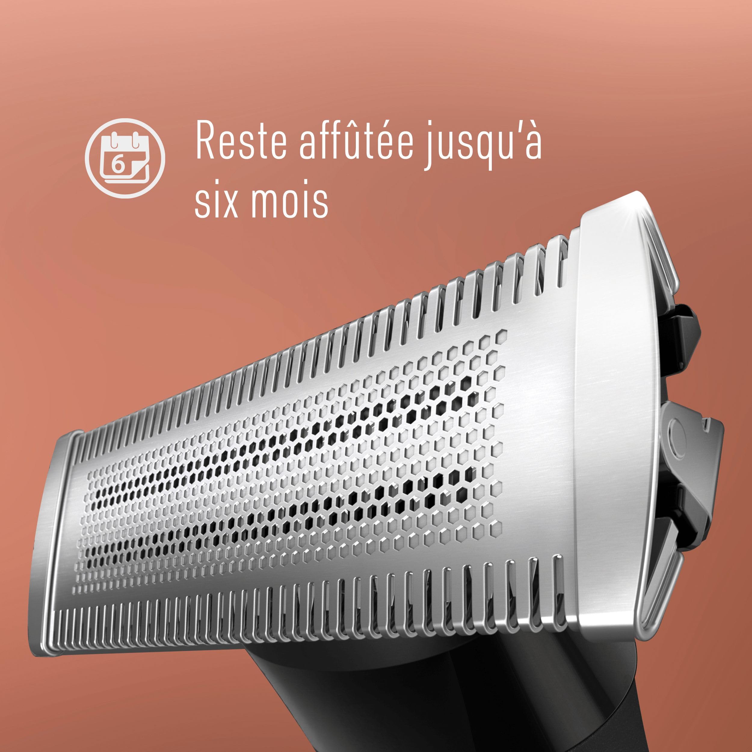 King C. Gillette Lame de Recharge de Tondeuse à Barbe Homme, Style Master | Remplacement 4D, Rechargeable et Durable, Rasage Facile dans 4 Directions