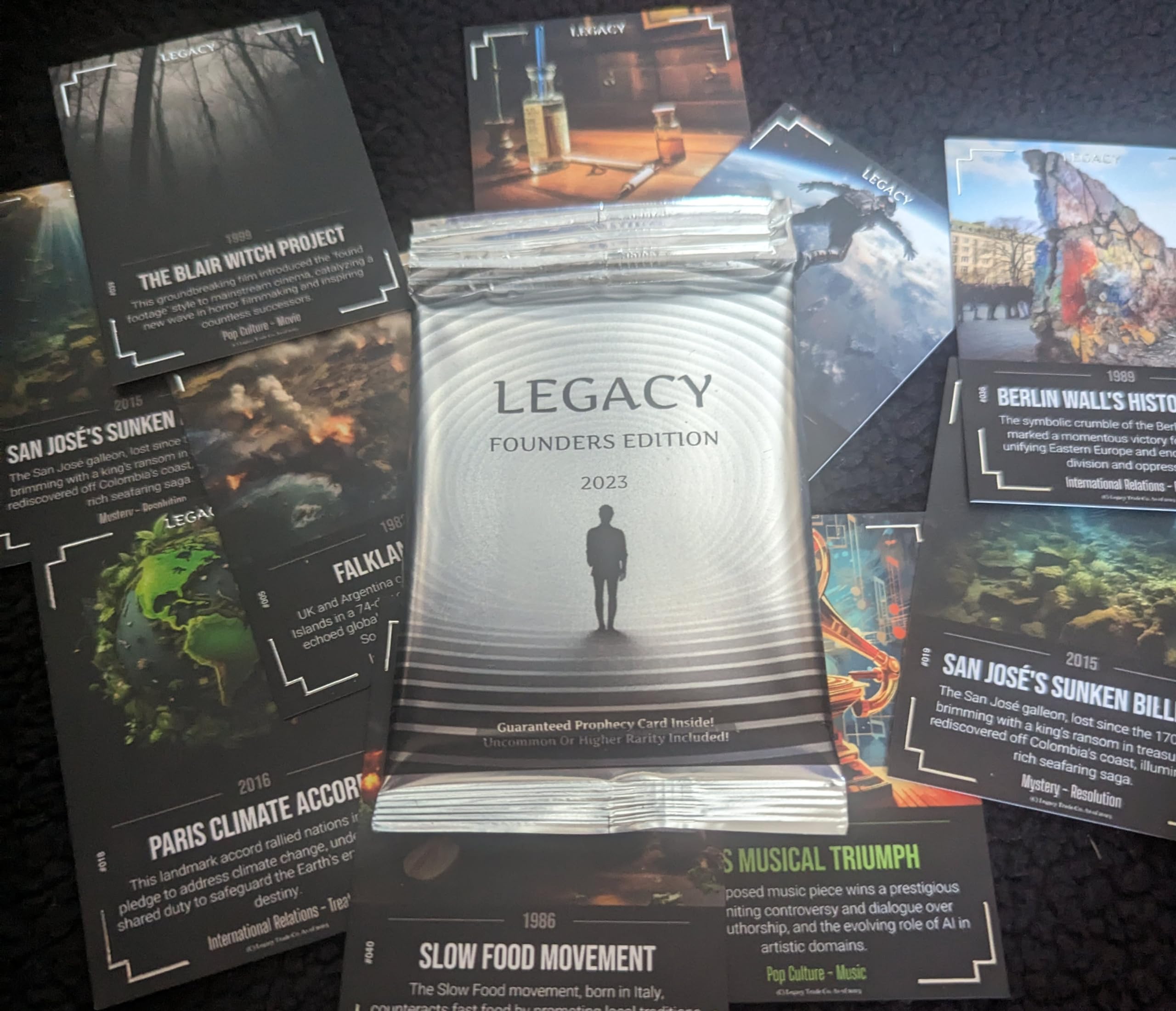 Legacy Cards - Founders Editions 2023 Pack (a New Brand of Non Sport Collectible Cards) - Start Collecting from The Very Beginning!