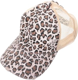 Sombrero para El Sol Deportes Negro Gorra De Béisbol De Las Mujeres Suave Sombreros con Borde Tapa Gorra De Beisbol Exterior Gorros para El Sol Gorra Deportiva Leopardo Algodón