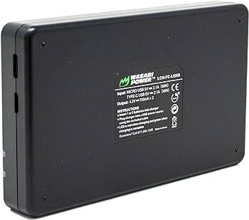 Amazon.com: Wasabi Power Battery (2-Pack) and USB-C Dual Charger