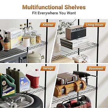 Amazon.com: YSSOA Heavy Duty 5-Shelf Storage Shelving Unit