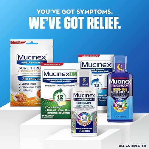 Miniatura 7 de Mucinex Tabletas de fuerza máxima, 48 unidades